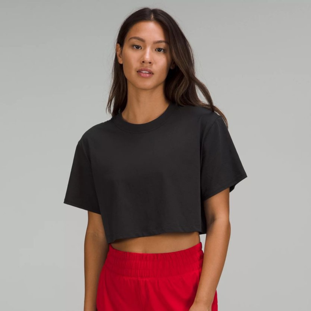 Lululemon Abrasion Resistant Training Tee Crop